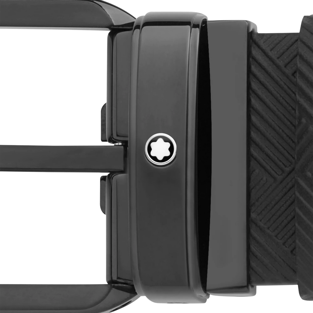 Montblanc Пряжка прямоугольная PVD ремень черный Reversible кожа Extreme 3.0 черный 130587