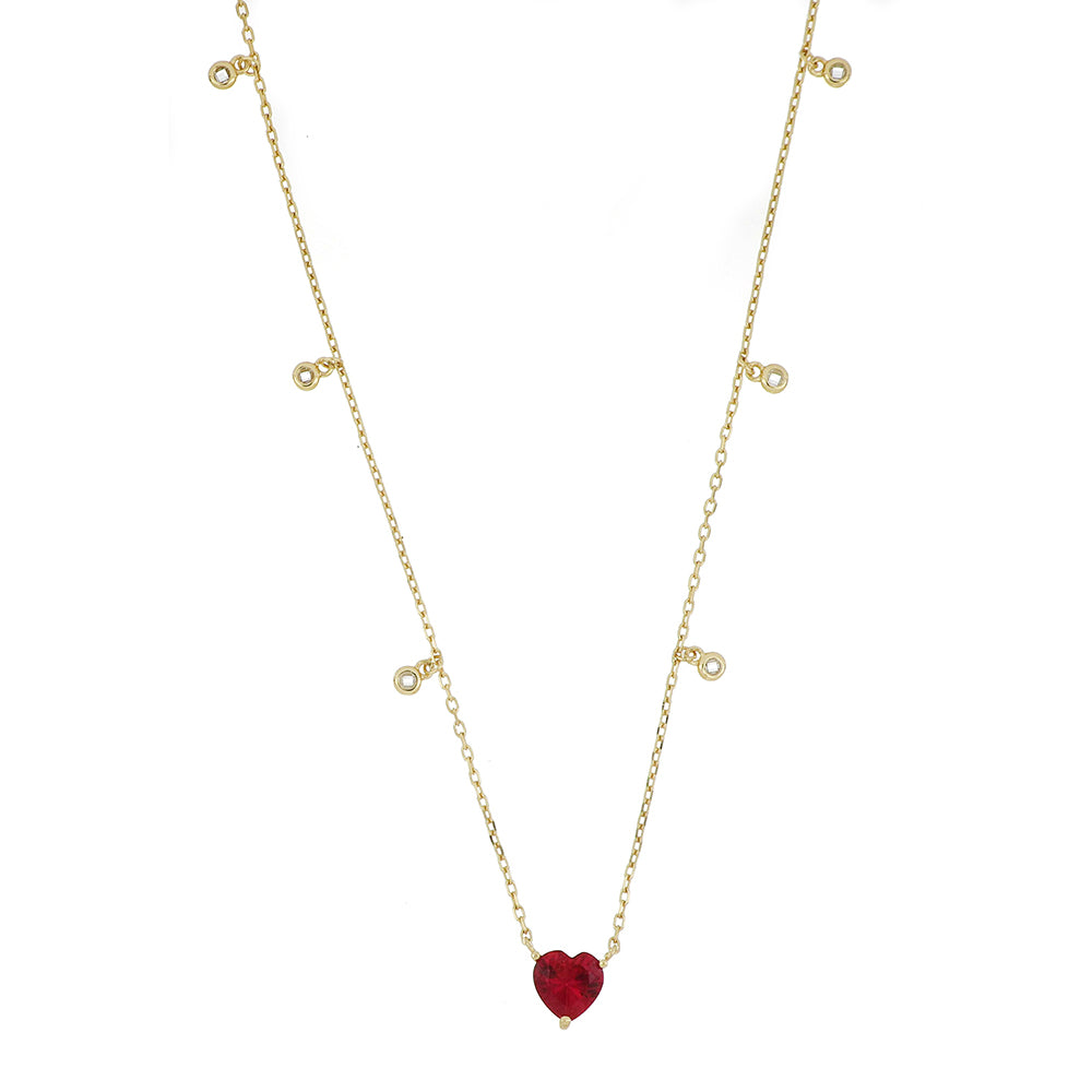 Hearts Milan Jolie Jolly Crew Halsband Vittorio Emanuele Collection Silver 925 Finish PVD Gold Yellow 2493860