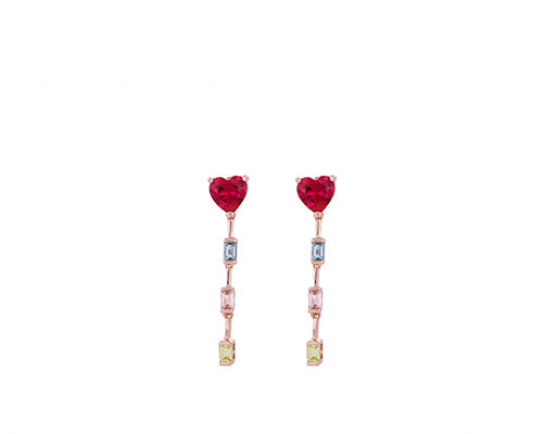 Hearts Milan Zirconia Game Collection Park Collection Silver 925 PVD זהב זירקוניה 2497852