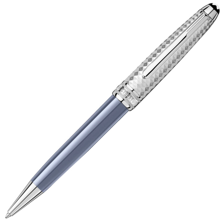 Montblanc шариковая ручка Meisterstück Glacier Doué синего цвета 129405
