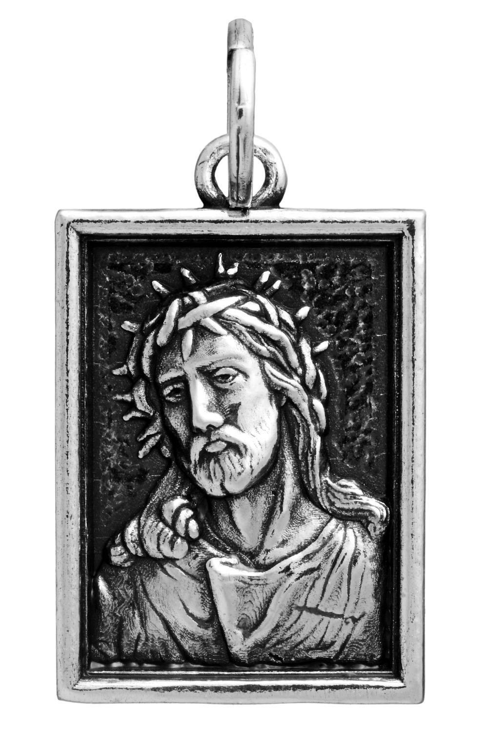 Giovanni raspini charme pendentif christ grand argent 925 11716
