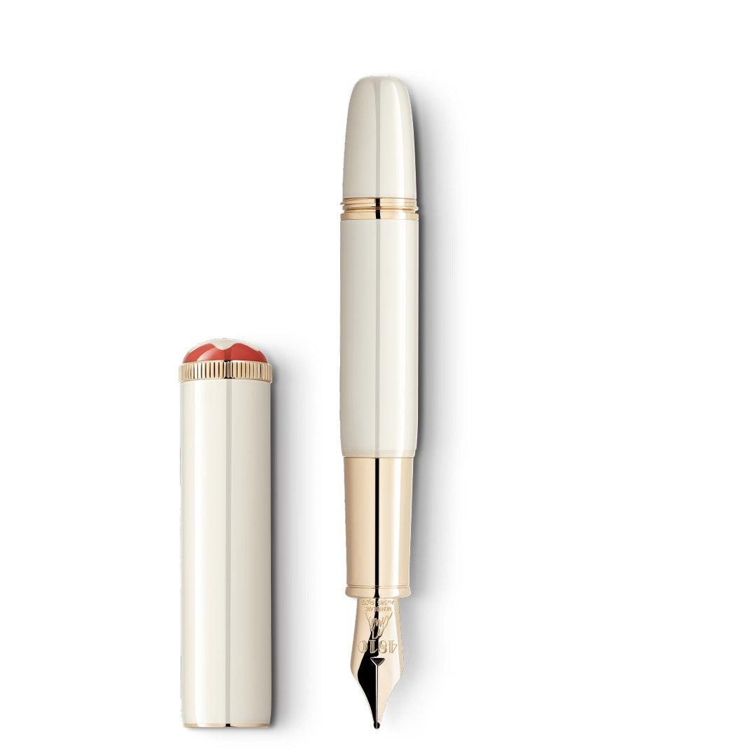 Montblanc Montblanc Heritage Rouge et noir „Baby” Special Edition Ivory Color Punta F 128120