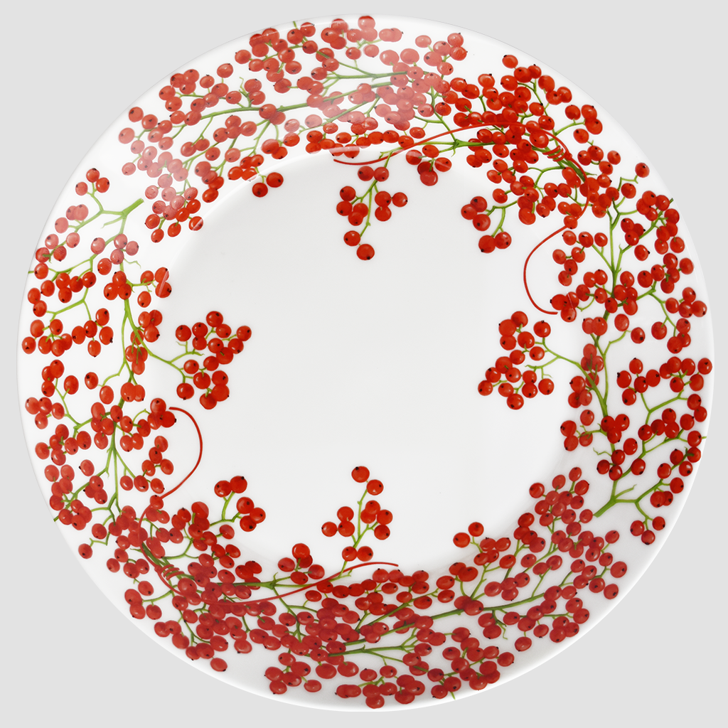 Tait ⁇  碗 Fil Rouge 浆果 32厘米瓷精细 Porcelain 5-271