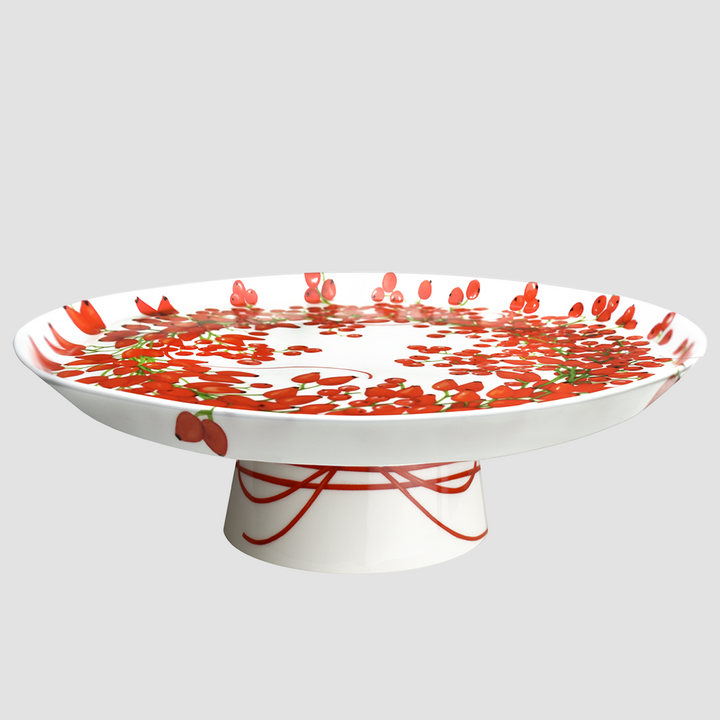 Tait ⁇  levantada Fil Rouge Berries 32 centímetros porcelana Fine Porcelain 5-292