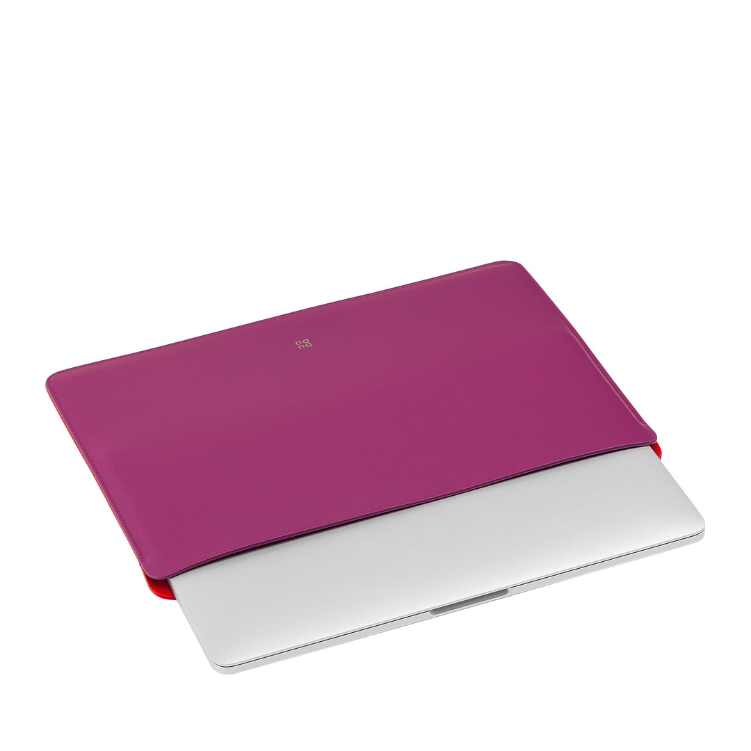 DuDu 13 -tommers PC -varetekt i myk hud, ermet farget beskyttende bærbar bærbar PC 13 ”Two -Tone Thin Design