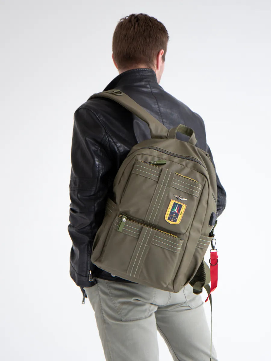 Aeronautica Military Backpack التقنية حامل PC السهم AM345-VE