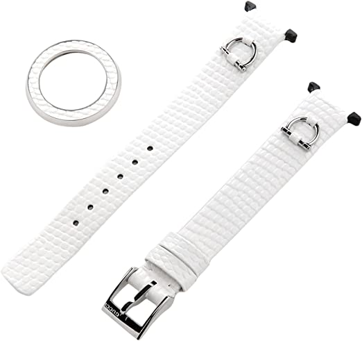 Gucci cinturino orologio donna U-PLAY piccolo lucertola bianca YFA49001 - Gioielleria Capodagli