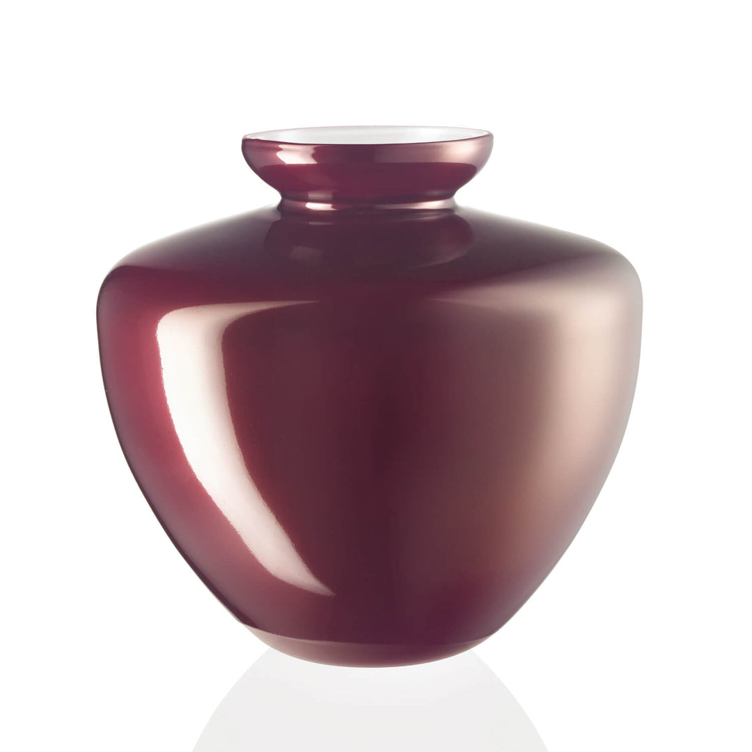 Ivv瓶Capalbio h 24.5cmガラス光沢のある赤い装飾8715.2