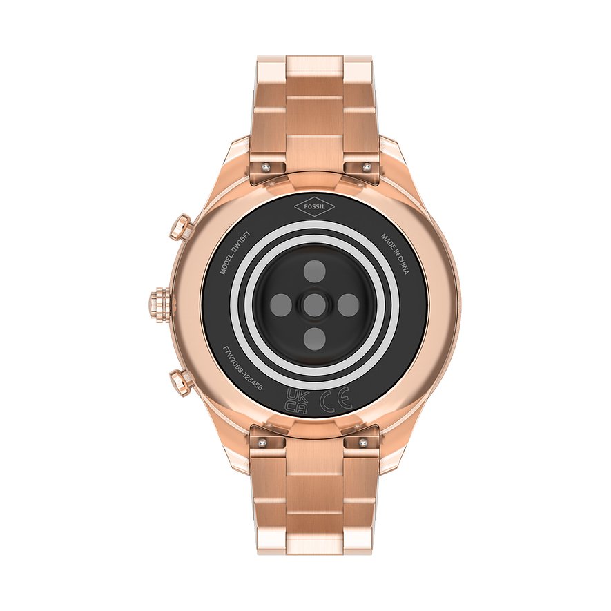 ساعة الأحفوري Smartwatch Hybrid Star Gen 6 41mm Rosa Steel Finish Pvd Gold Rosa Ftw7063