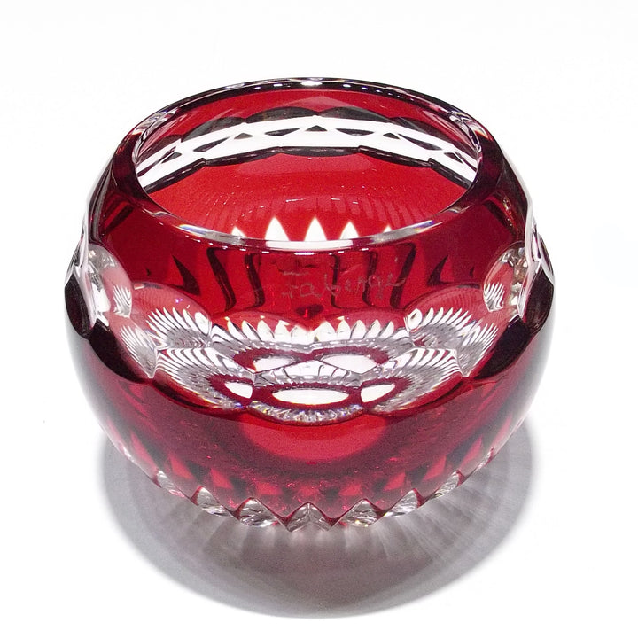 Fabergé mangiafumo cristallo rosso molato a mano A/556466/R - Gioielleria Capodagli