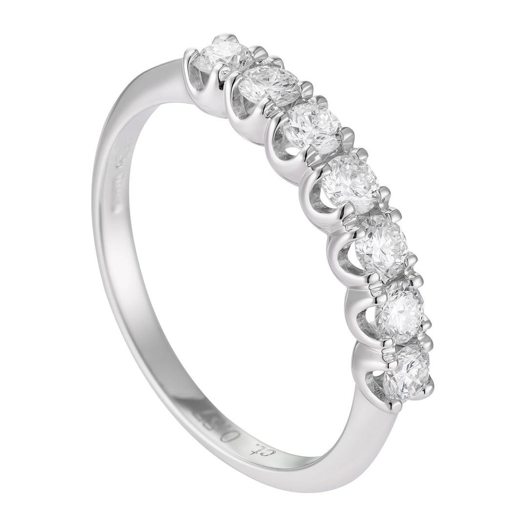 Golay Riviera Ring 7 Diamonds