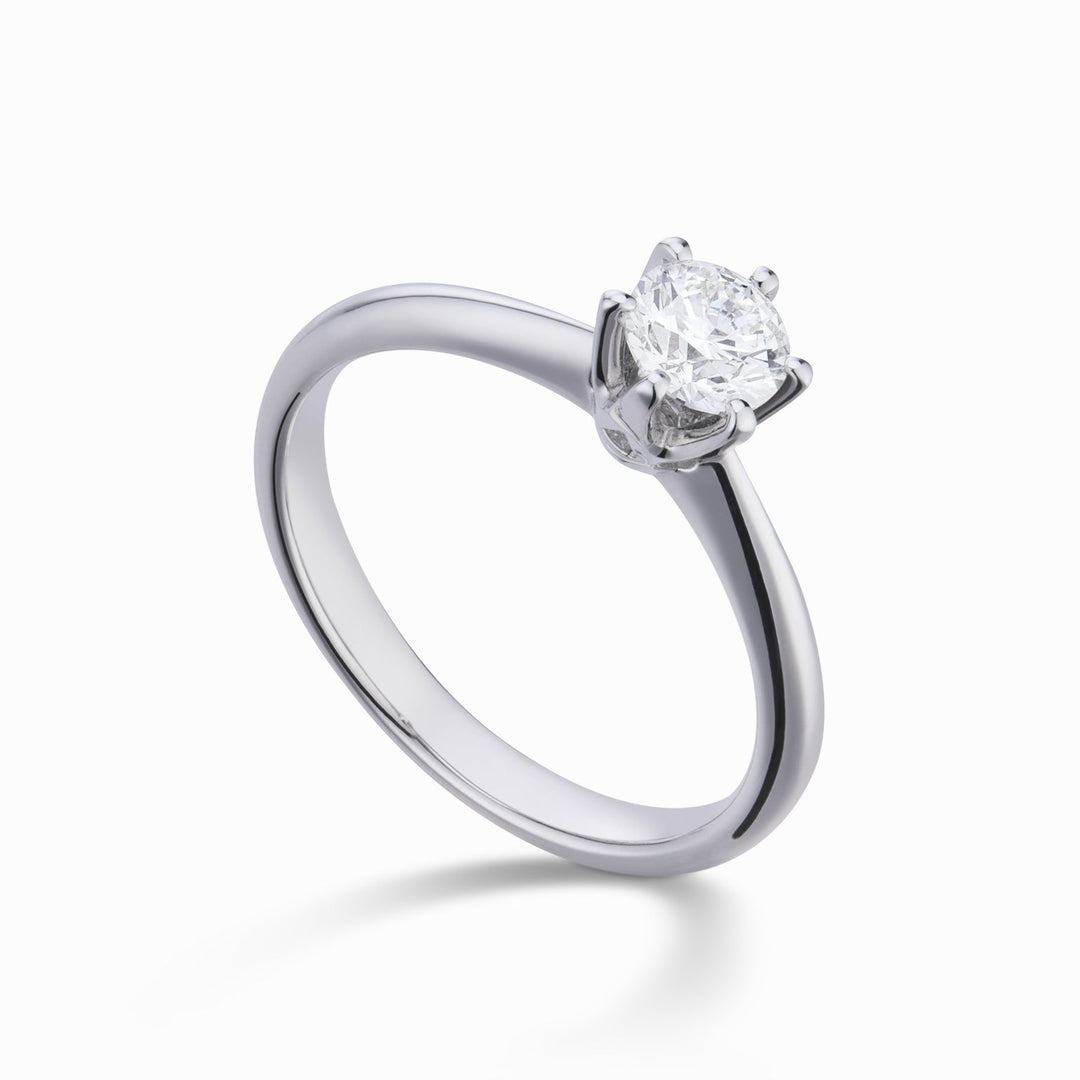Golay Solitaire Ring 6 punten isabella