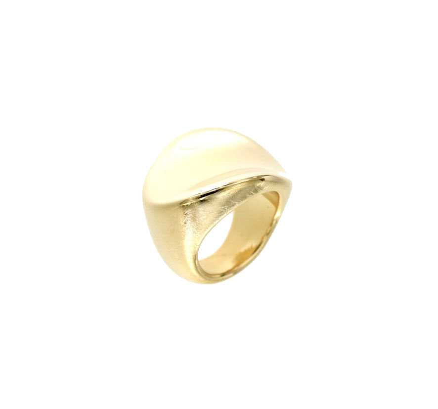 Pitti и Sisi Urban серебряное кольцо 925 PVD желтое золото AN 8140G