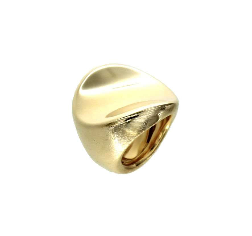 Pitti och Sisi Urban Ring Silver 925 PVD Finish Yellow Gold AN 8141G