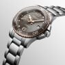 Longines HydroconQuest Watch 39 mm Automatisk grå stål L3.780.3.78.6