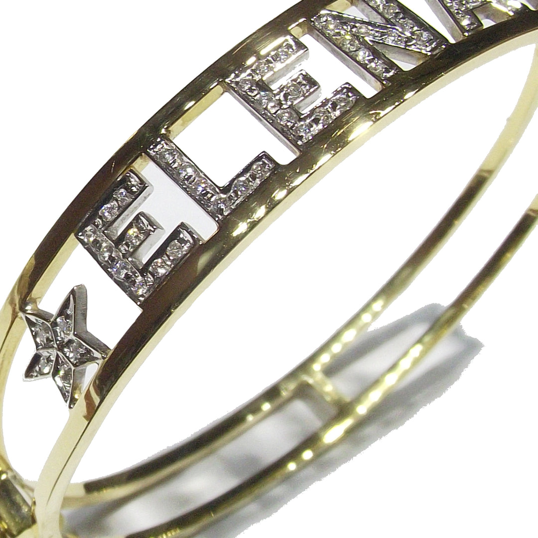 Sidale pulseira de ouro branco 18kt diamantes 0055BR