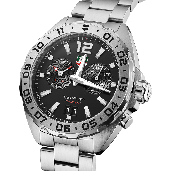 TAG Heuer(泰格豪雅)手表公式1 41毫米黑色石英钢WAZ111A.BA0875