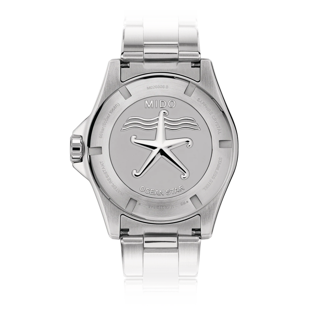 Mido часы Ocean Star 600 хронометр COSC 43,5 мм черный автоматический сталь M026.608.11.051.00