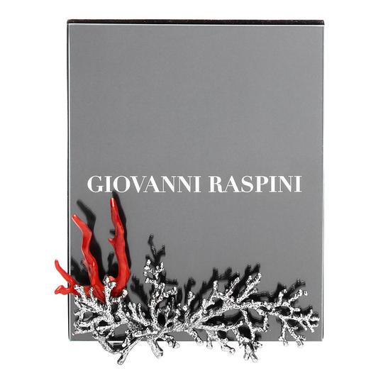 Giovanni raspini koraal frame klein glas 12x15cm bronzen B684