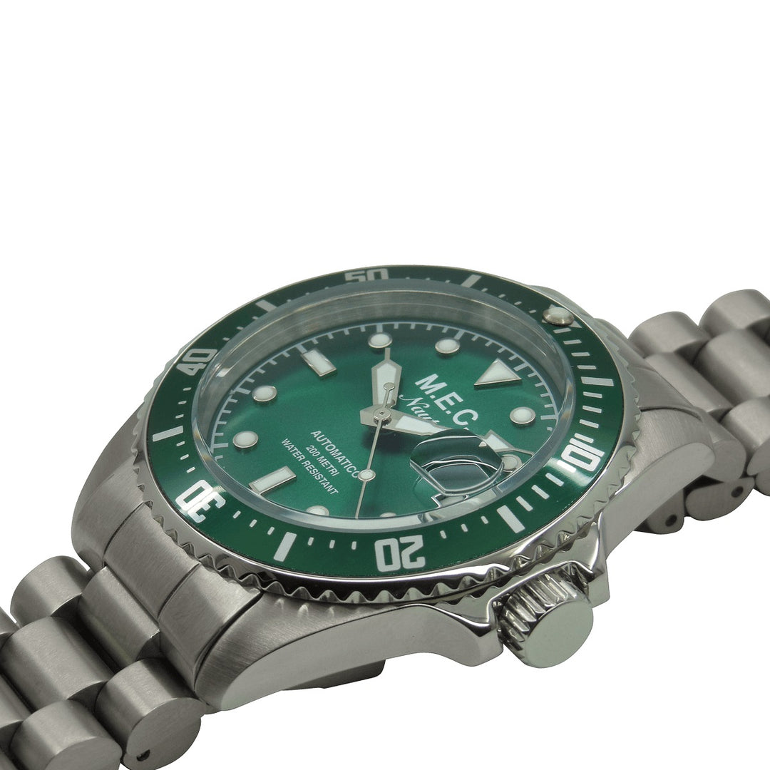 М.Е.С. Часы NAUTO GR 40 мм зеленая автоматическая сталь Nauta GR (22)