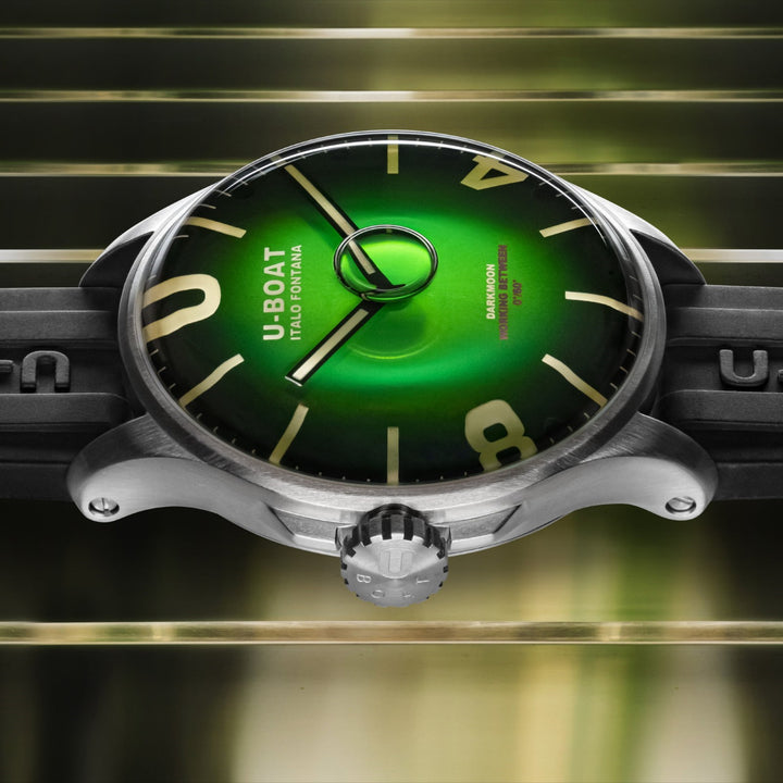 U-BOAT orologio Darkmoon Green SS Soleil 44mm verde quarzo acciaio 8702/B