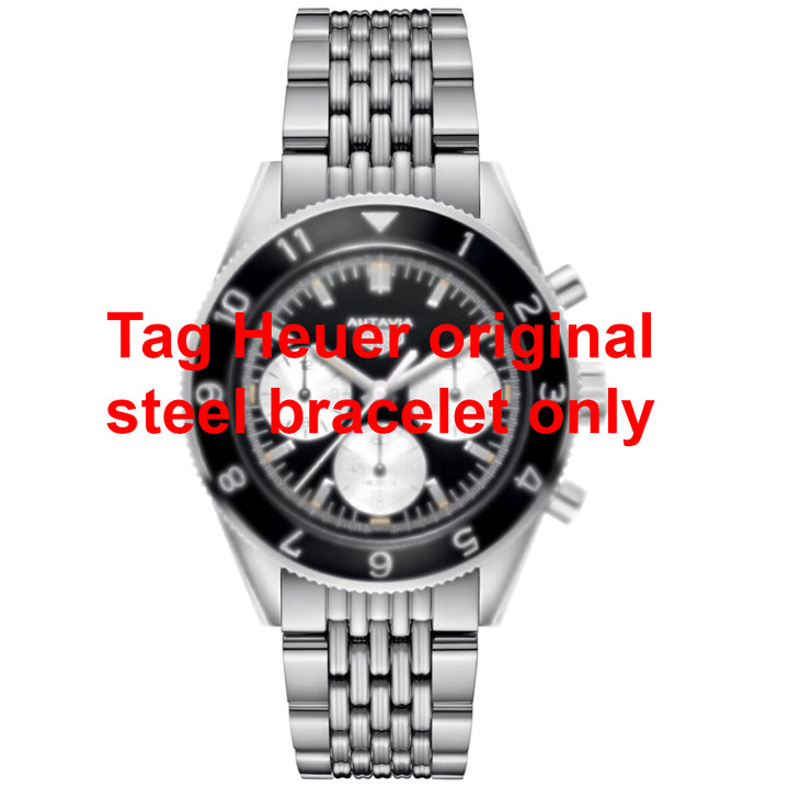Relógio TAG Heuer Autavia CBE2111 CBE2110 21mm Aço BA0687