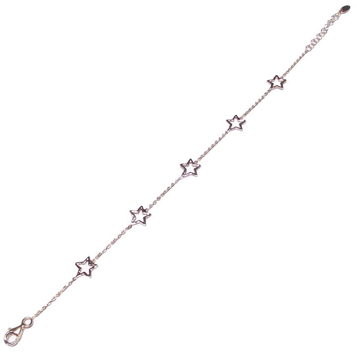 5-звездочный браслет стерлингового серебра 925 отделка PVD розовое золото CPD-BRA-ARG-0002-R