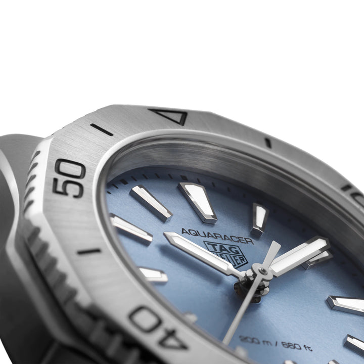 TAG Heuer orologio Aquaracer Professional 200 30mm azzurro quarzo acciaio WBP1415.BA0622