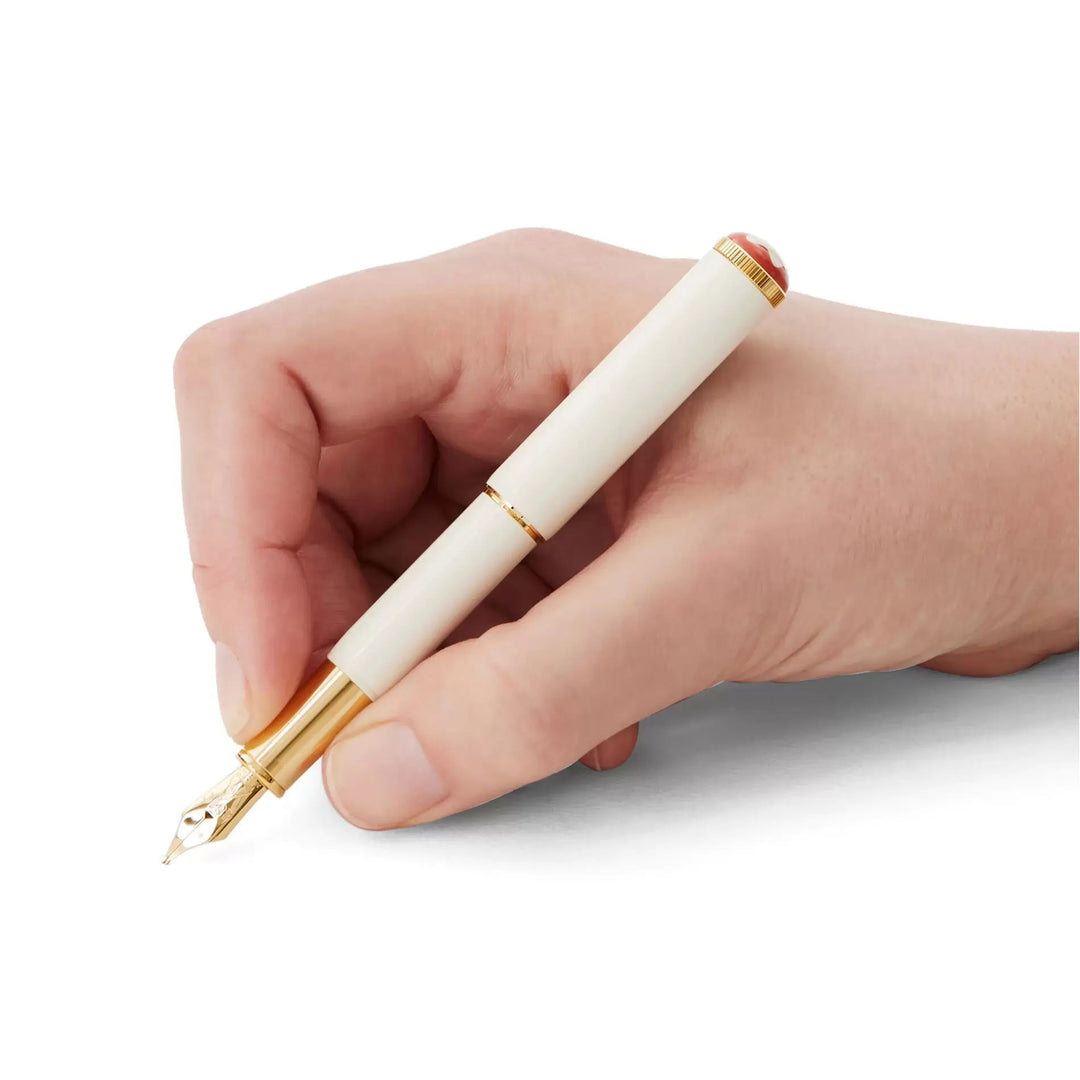 Montblanc Foodmation Heritage Rouge et noir “Baby” special ivory edition Punta m 128121