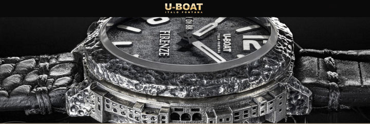 U-BOAT 腕表佛罗伦萨银 限量版 88 标本 45 毫米 自动银 925 佛罗伦萨银 银