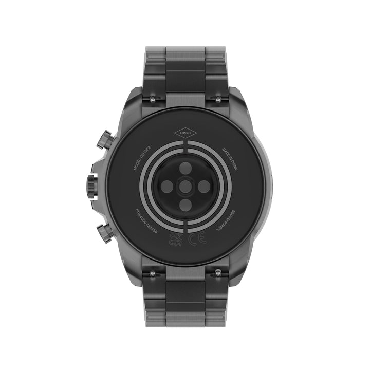 שעון חכם מאובנים Gen 6 שעון עם צמיד פלדה אפור עשן FTW4059
