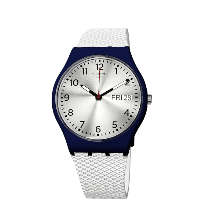 Swatch White Delight Originals Gent 34mm GN720 Watch