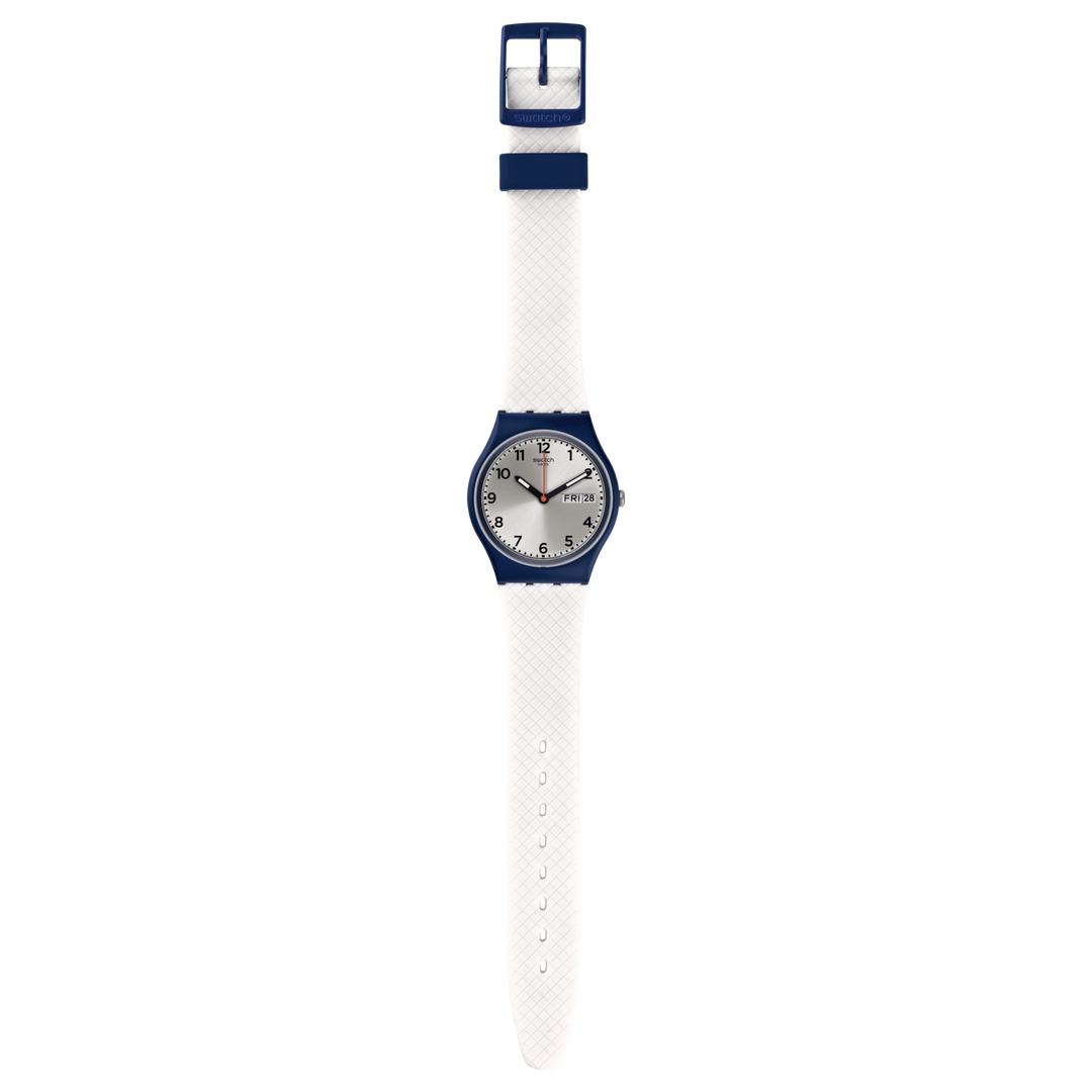 Swatch WHITE DELIGHT Originals Gent 34mm GN720腕表