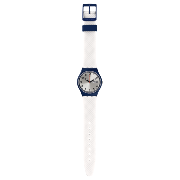 ساعة Swatch WHITE DELLIGHT Originals Gent 34 ملم GN720