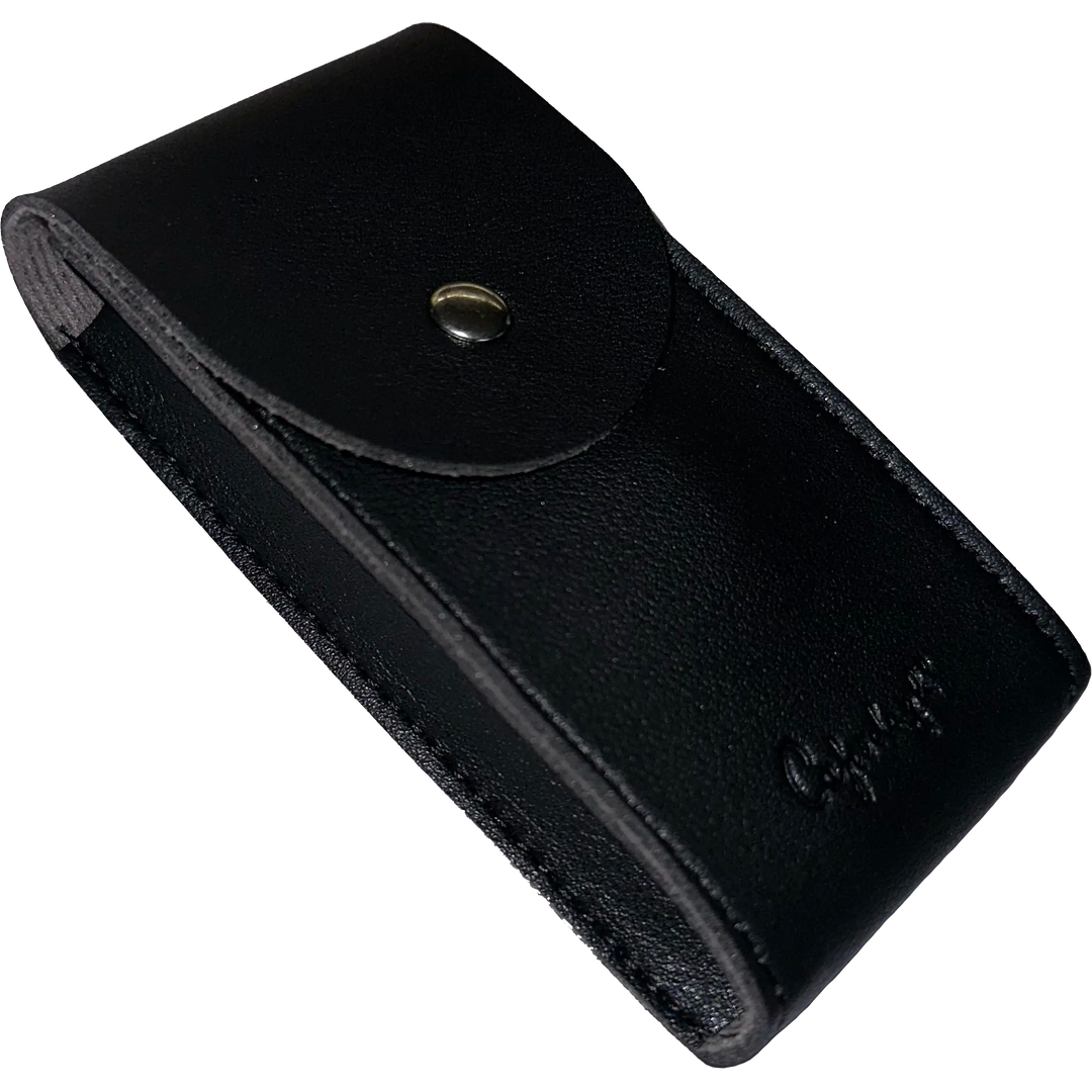 CPD0002 ブラック レザー フェイク ウォッチ ホルダー