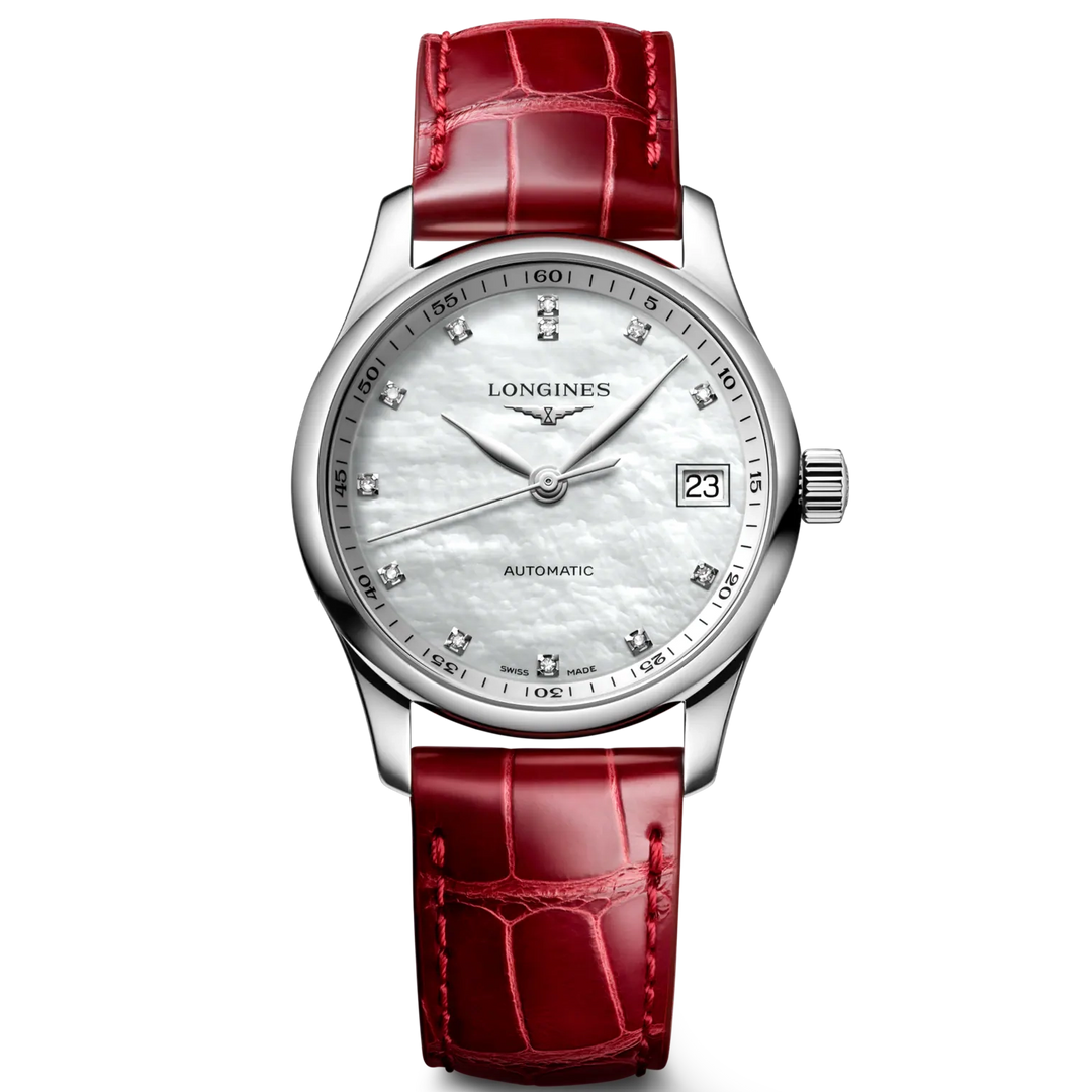 Longines Master Collection 34mm mor på Diamanti Automatic Steel L2.357.4.87.2