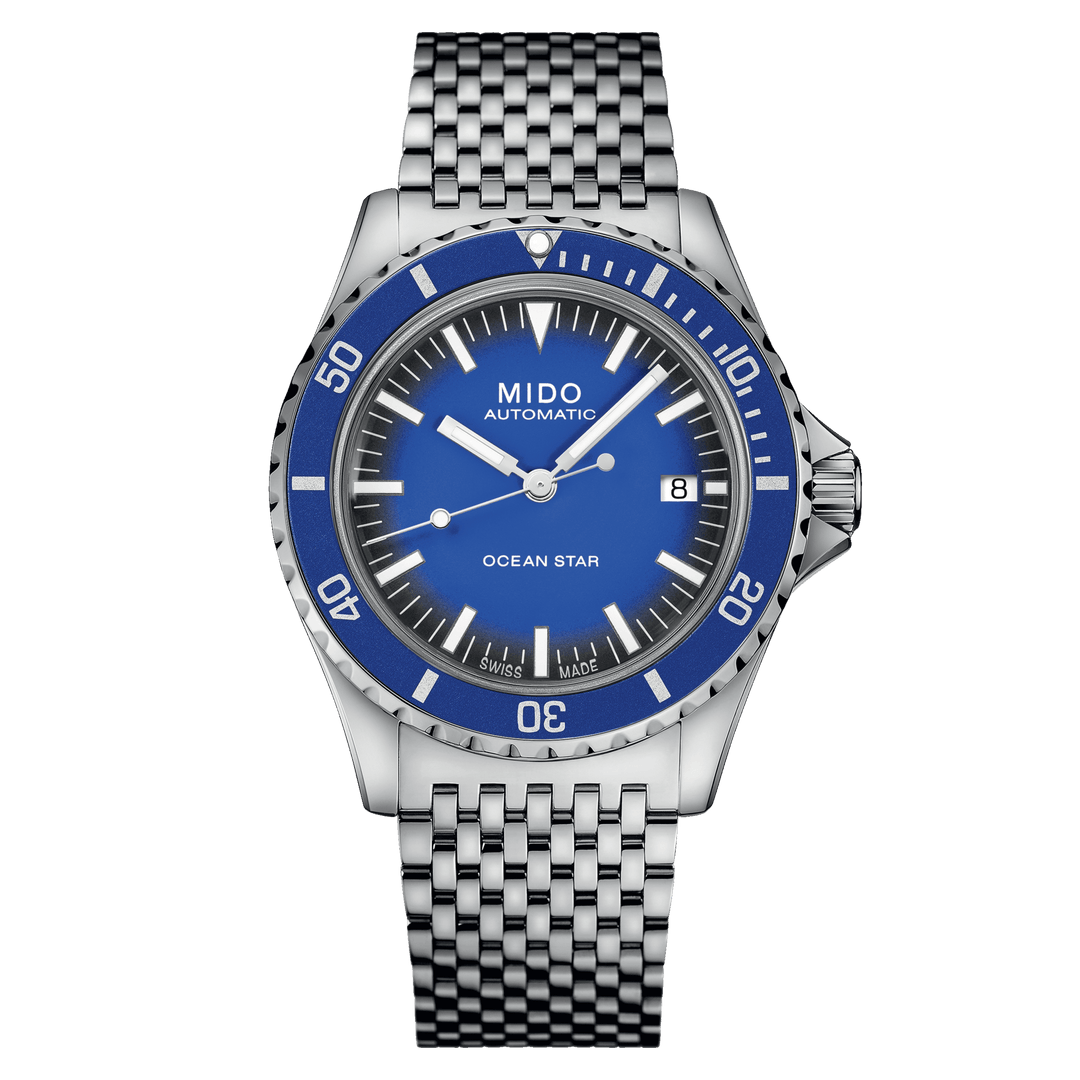 Reloj Mido Ocean Star Tribute Limited Edition 200pcs 40mm Acero automático azul