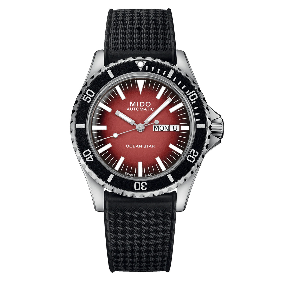 Mido Ocean Star Tribute Stand Standing 40mm Automatic Red Steel M026.830.17.421.00