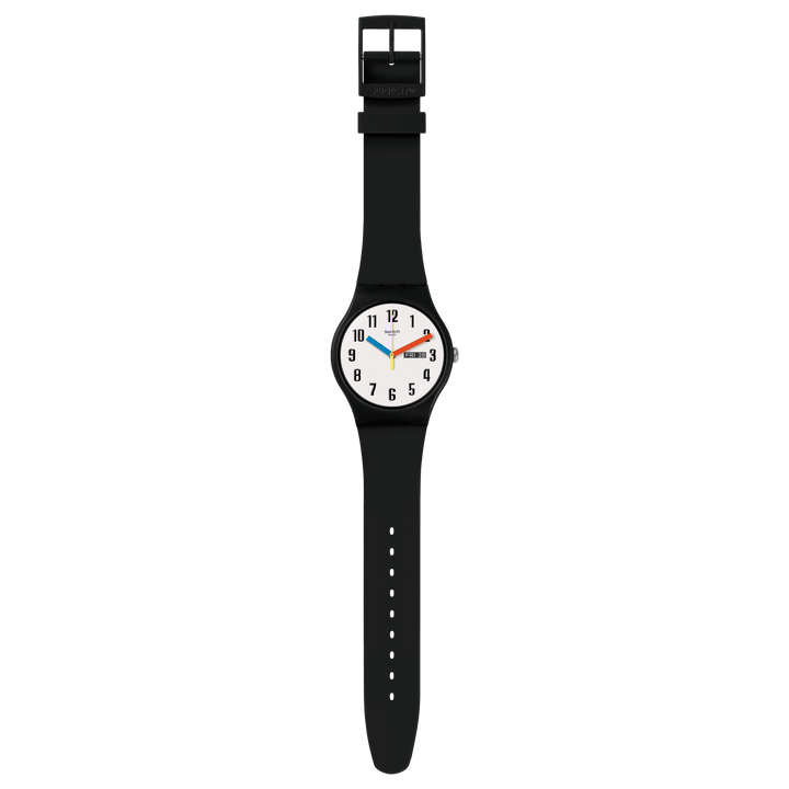 ساعة Swatch ELEMENTARY الأصلية New Gent 41mm SO29B705