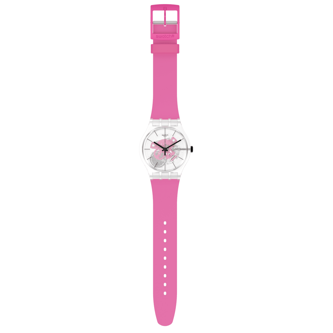 Swatch Pink Daze Originals Nowy gent 41 mm SO29K107 Watch