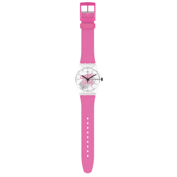 Swatch relógio PINK DAZE Originals New Gent 41mm SO29K107