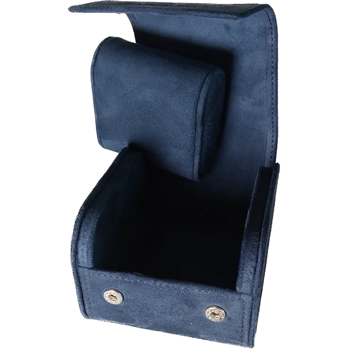 Panerai étui de montre en cuir suédé bleu PAM-CS-BOX
