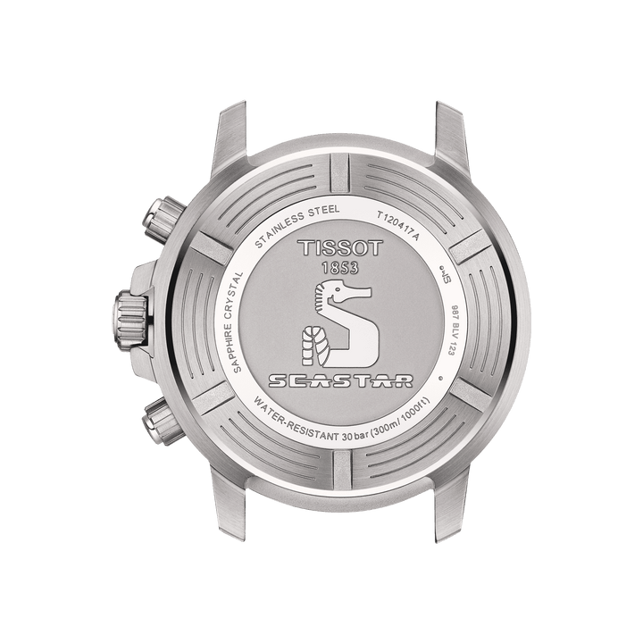 Tissot Watch Seastar 1000 Chronograph 45.5mm Green Quartz Steel T120.417.11.091.01