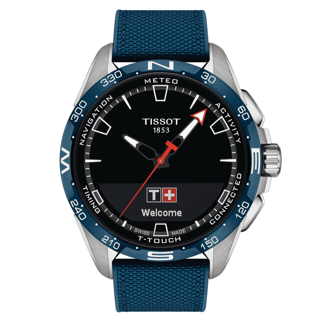 שעון טיסו שעון חכם T-Touch Connect Connect Blue T121.420.47.051.06