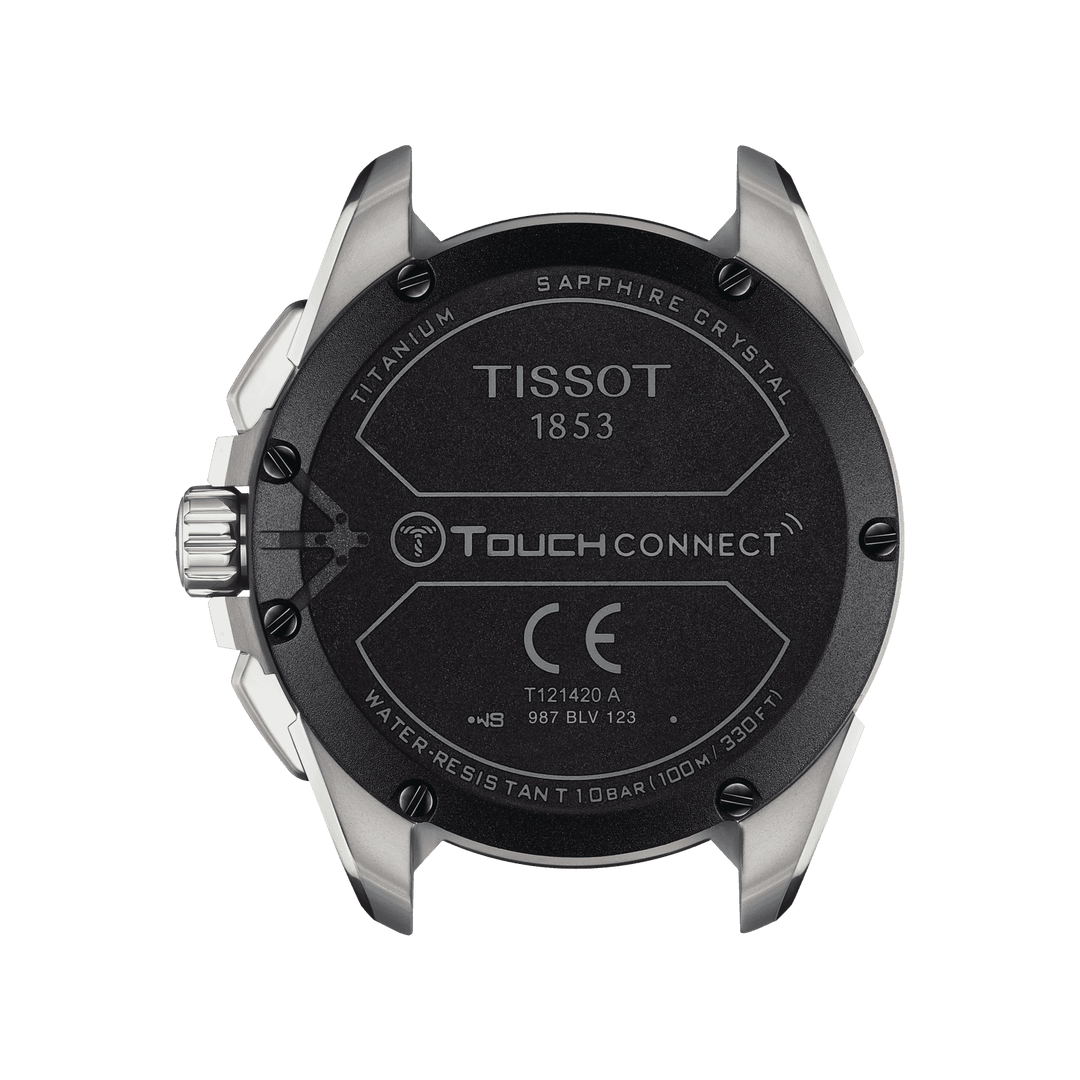 تيسو ووتش الذكية T-Touch اتصال الشمسية الزرقاء T121.420.47.051.06