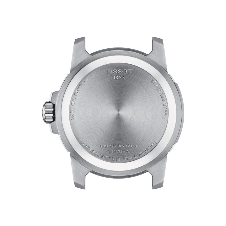 Tissot orologio Supersport Gent 44mm nero quarzo acciaio T125.610.17.051.00