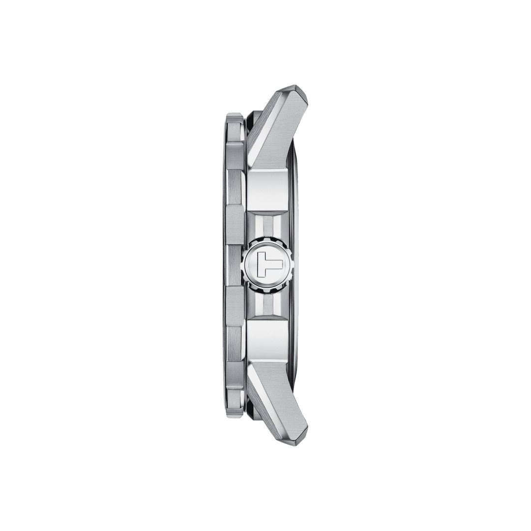 Tissot घड़ी सुपरस्पोर्ट Gent 44mm काले क्वार्ट्ज स्टील T125.610.17.051.00