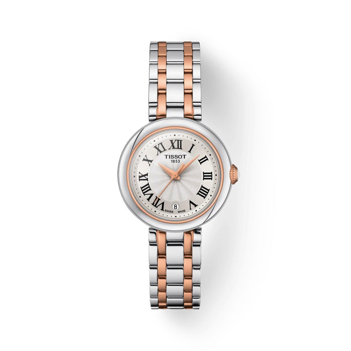 Tissot orologio donna Bellissima Small Lady bianco 26mm quarzo bicolore oro rosa T126.010.22.013.01 - Capodagli 1937