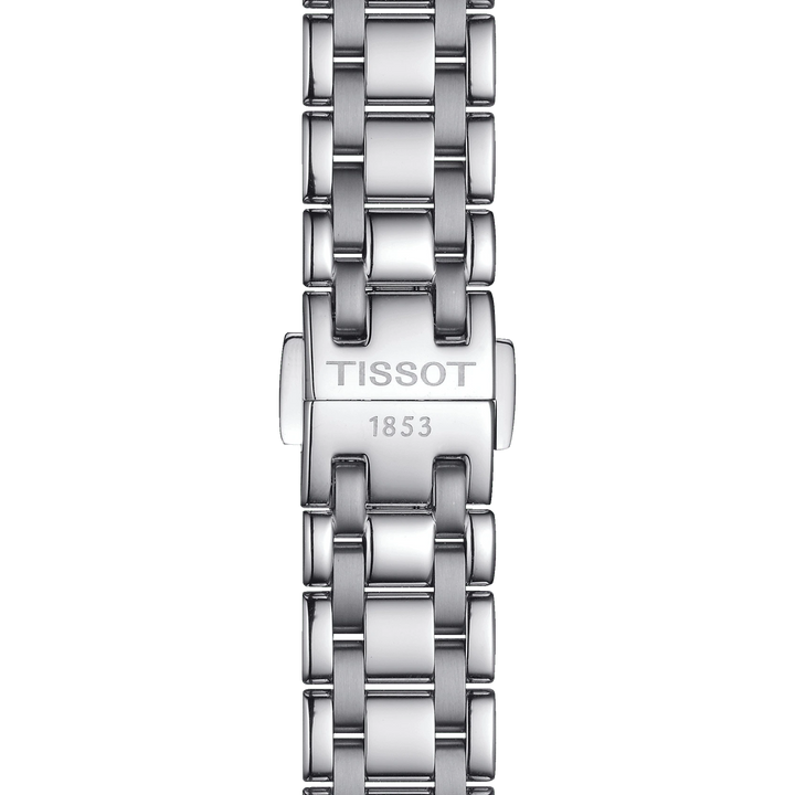 Tissot relógio Bellisssima Automatic 29 milímetros de aço automático branco T126.207.11.013.00