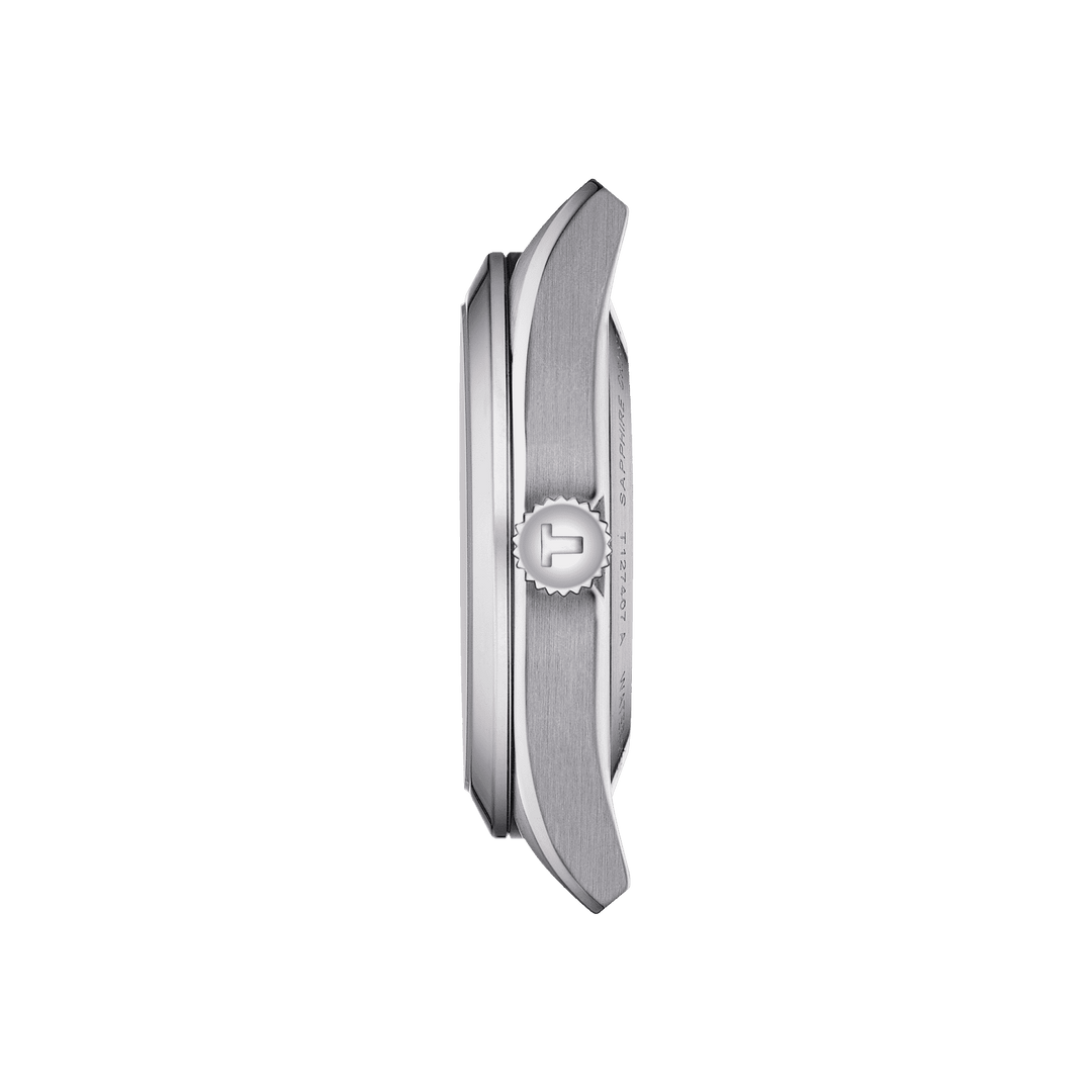 Tissot घड़ी Gentleman Powermatic 80 सिलिकॉन 40 मिमी नीला स्वत: स्टील T127.407.16.041.00